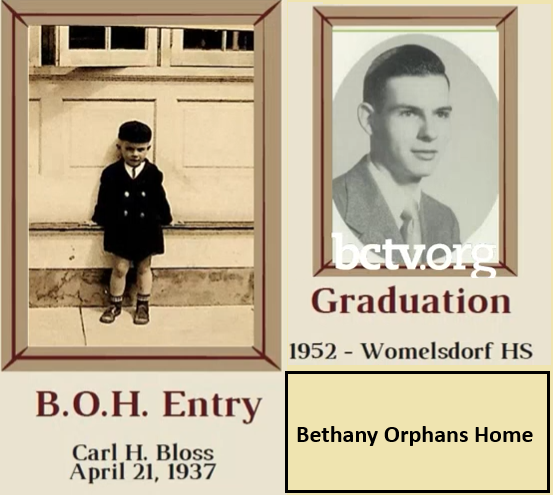 Carl Bloss at Bethany 1937 - 1952